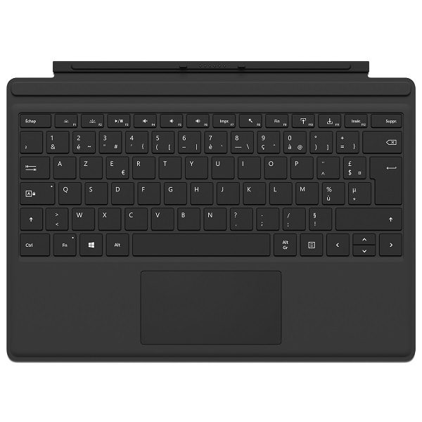 Clavier laptop AZERTY  pour Surface Pro Cover Surface Pro 4 Noir rétroéclairé - en vente au Cameroun