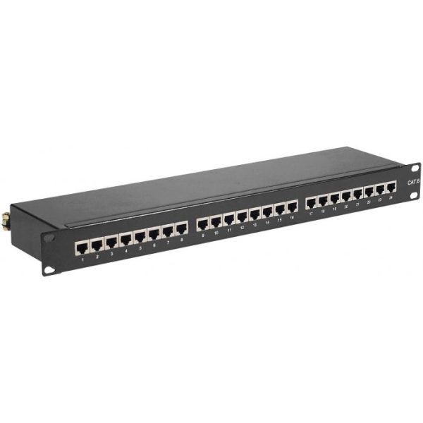 Panneau de brassage RJ45 24 ports blindes CAT6 FTP AICO modulaire- en vente au Cameroun – Image 2