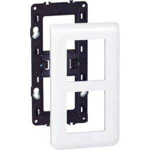 Plaque Blanche + Support de fixation 4 modules Mosaic Legrand en vente au Cameroun bon prix