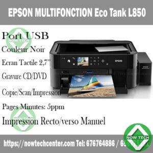 Imprimante Epson L850 Multifonction Ecotank 5 ppm USB A4 en vente au Cameroun bon prix