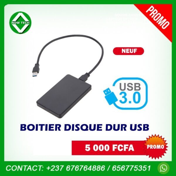 boitier disque dur USB 3.0 en vente au Cameroun bon prix