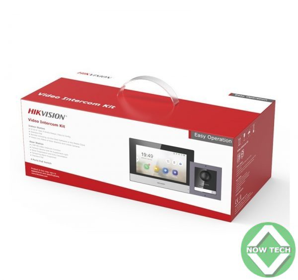 Kit Videophone ip hikvision DS-KIS602 Interphone video  avec Switch POE bon prix en vente au cameroun – Image 2