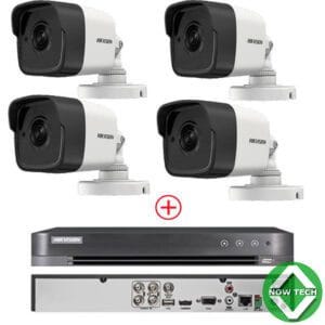 Kit de 4 cameras HIKVISION AHD de 2MP sans disque dur bon prix en vente au Cameroun