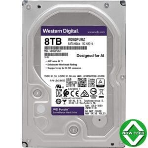 Disque dur HDD 8To WD 3.5” Purple surveillance  8TB Werstern Digital bon prix en Vente au Cameroun