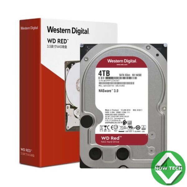 Disque Dur 4To Western Digital WD Red NAS 3.5″ 4TB SATA interne bon prix en vente au Cameroun
