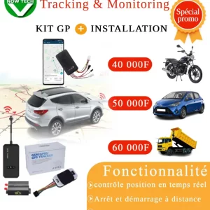 KIT GPS VEHICULE + INSTALLATION bon prix Cameroun