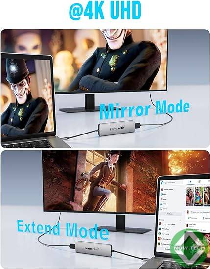 Adaptateur hub Type C 7 en 1 vers HDMI 4K + HDMI+ USB 3.0 + USB 3.1, SD, port Type C ultra rapide en vente au Cameroun bon prix – Image 4