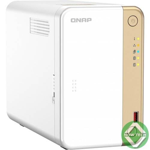Serveur de stockage NAS QNAP TS-262-4G 2 Baies vides Processeur Intel Celeron N4505  2-core/2-thread, capable de passer à 2,9 GHz, 4 Go de RAM BON PRIX EN VENTE AU CAMEROUN