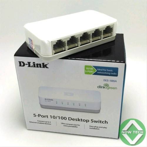 Switch D-Link DES-1005A 5 ports Fast Ethernet non manageable – Bon prix en vente au Cameroun