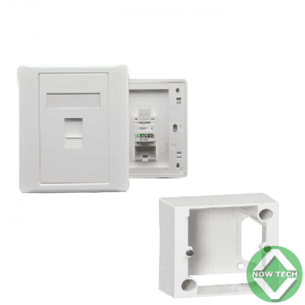 Prise Réseau Ethernet AICO RJ45 Cat 6 FTP 1 module Mosaic Complete bon prix en vente au Cameroun