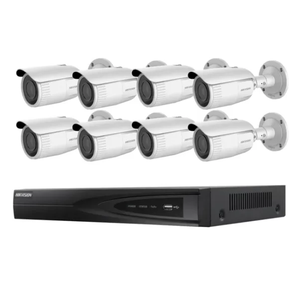 Kit de 8 cameras HIKVISION  de 5MP sans disque dur bon prix en vente au Cameroun