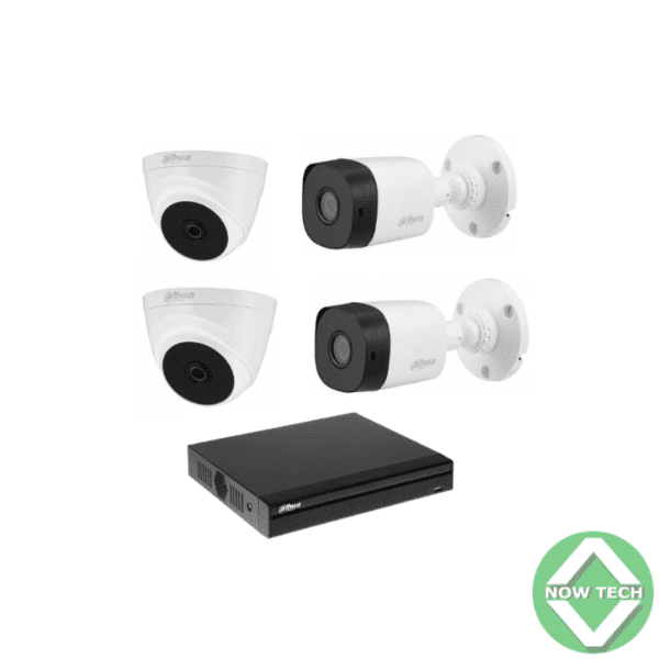 Kit de 4 cameras DAHUA  de 5MP sans disque dur bon prix en vente au Cameroun