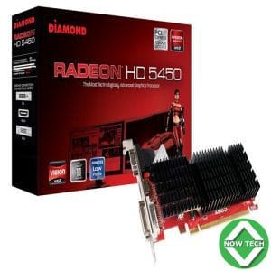 Carte Graphique Radeon HD 5450 1 Go de mémoire dédiée 1xDVI 1xVGA 1xHDMI  bon prix en vente