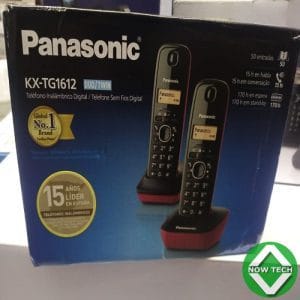 Paire Telephone Panasonic mobile KX-TG1612 sans fil DECT bon prix en vente au Cameroun