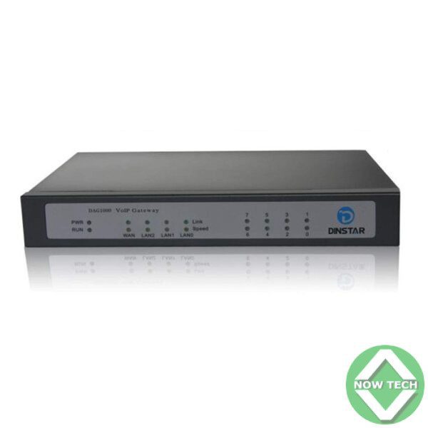 Passerelle Dinstar VoIP DAG1000-8S FXS 8 Puces bon prix en vente au Cameroun