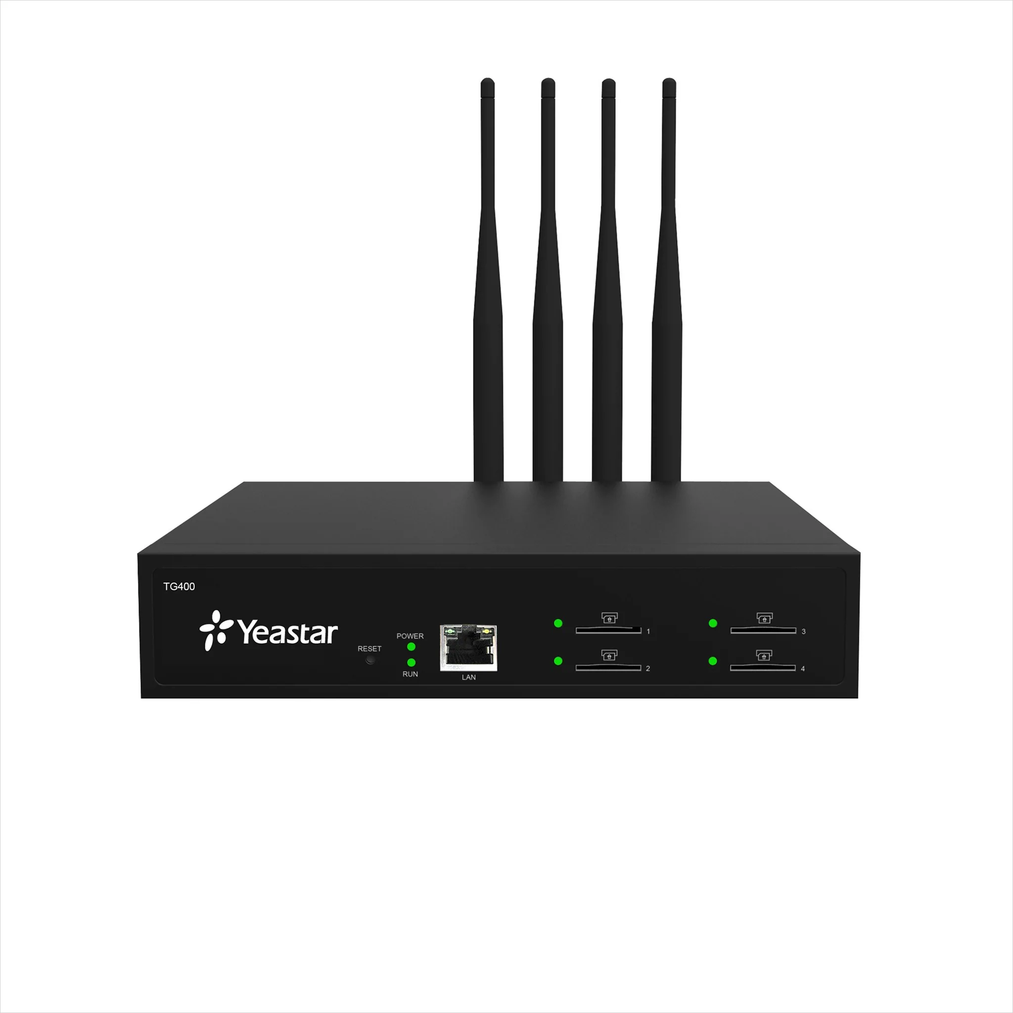 Passerelle GSM YEASTAR TG400 4 Ports IP 4 puces bon prix en vente au Cameroun