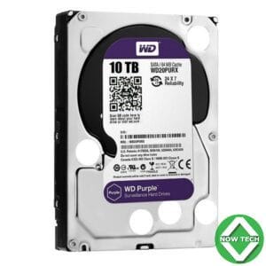 Disque Dur WD 10To HDD 3.5  purple surveillance 10TB Werstern Digital bon prix en vente