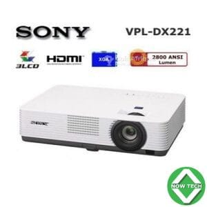 Sony VPL-DX221 Projecteur 3LCD portable 2800 lumens (blanc) 2800 lumens (couleur) XGA (1024 x 768) 4:3