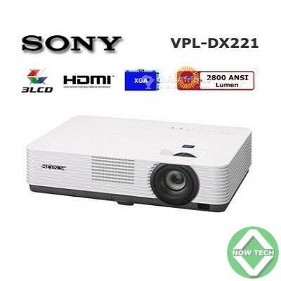 Sony VPL-DX221 Projecteur 3LCD portable 2800 lumens (blanc) 2800 lumens (couleur) XGA (1024 x 768) 4:3