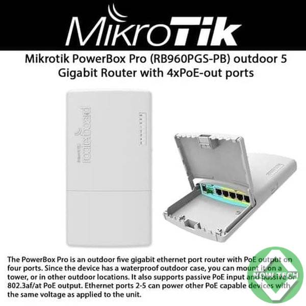 Routeur Mikrotik power box RB960PGS-PB bon prix en vente au Cameroun – Image 2