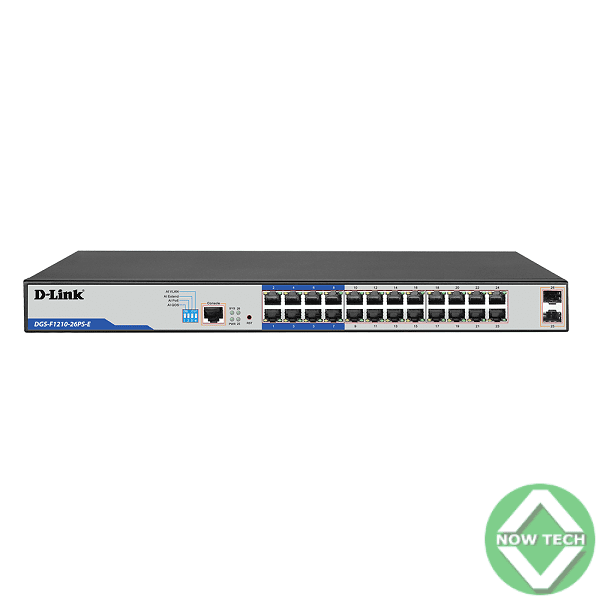 Switch D-LINK 24 PORT POE GIga Ethernet DGS-F1210-26PS-E