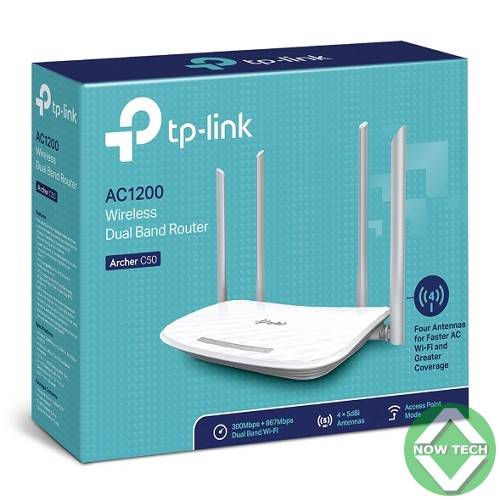 ROUTER ACCESS POINT TP-LINK Archer C50 ac1200 4 antennes bon prix en vente