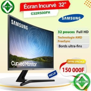 Moniteur incurvé SAMSUNG C32R500FH Full HD 32 pouce Bon prix en vente au Cameroun