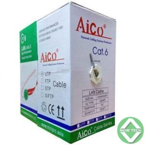 Rouleau câble Aico UTP Cat6 305m indoor bon prix en vente au Cameroun.