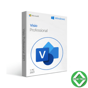 Etiquette Licence Microsoft Visio Professionnel 2021 POUR PC Windows BON PRIX EN VENTE