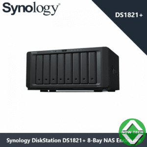 Synology Diskstaton DS1821+ 8 baies vides  Quadcœur Alpine AL-314 1,7 GHz;  4 Go de RAM DDR3L; 2 ports 10GbE | 2 ports 1GbE; 2 ports USB 3.0 bon prix en vente