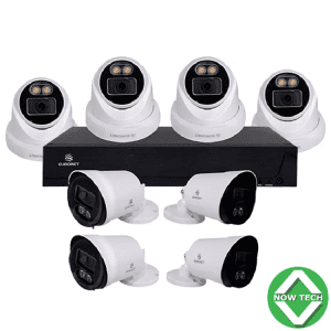 KIT DE 8 CAMERAS EURONET FILAIRE 8CH 2MP BON PRIX EN VENTE