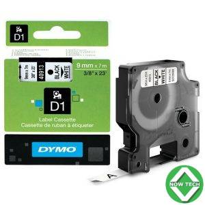 Ruban Dymo D1 (40913)-Noir sur blanc-9mm x 7m Noir DYMO bon prix en vente au Cameroun