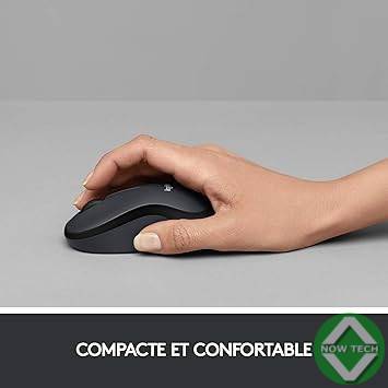 Souris Logitech M220 Silencieuse- Noir bon prix en vente – Image 3