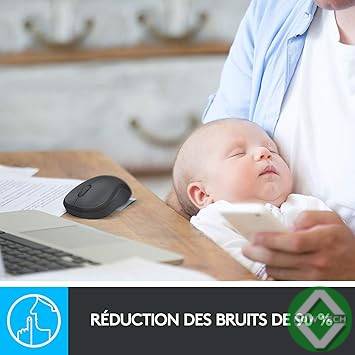 Souris Logitech M220 Silencieuse- Noir bon prix en vente – Image 2