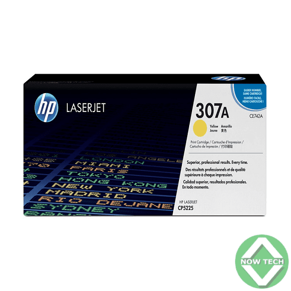 cartouche de toner HP 307a Jaune (CE742A) d'origine bon prix en vente au Cameroun