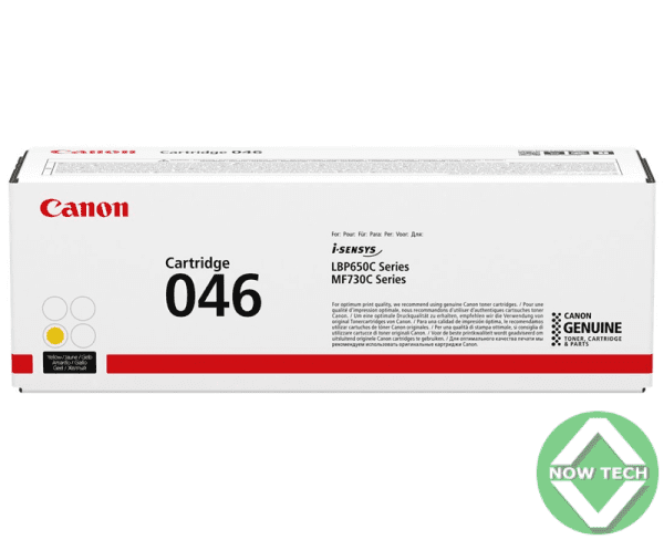 Cartouche toner canon 046 /1247C002 jaune d'origine bon prix en vente au cameroun