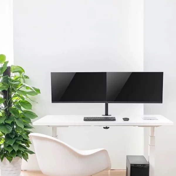 Support Ecran moniteur articulé en acier  SH 024N double bras Bon prix en vente – Image 2