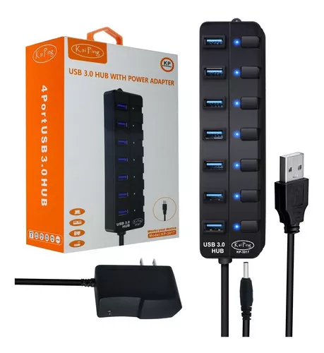 hub USB 3.0 avec adaptateur secteur kp-3017 bon prix
