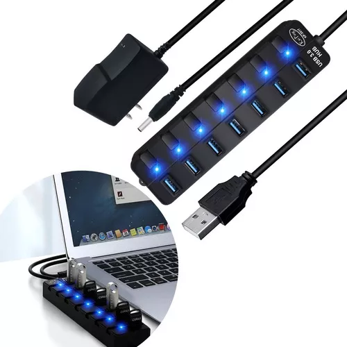 hub USB 3.0 avec adaptateur secteur kp-3017 bon prix