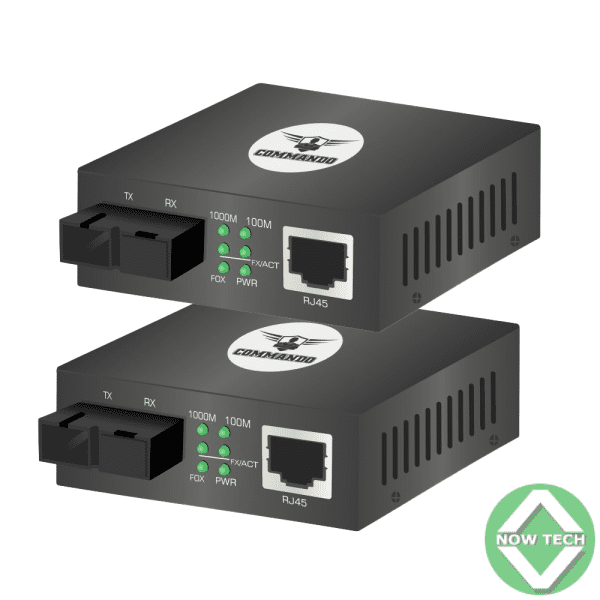 Convertisseur fibre optique COMMANDO MC-GSMSF-25K, 1GE , monomode,  1310/1550nm, 25KM, MC en vente