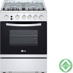 Cuisinière à gaz 4 Feux 60 CM Sécurité totale Système de chauffage combiné Rôtissoire