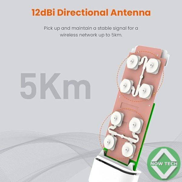 Antenne Tenda O3 – CPE extérieur 2,4 GHz N150 Smart Manage – Bon prix en vente au Cameroun – Image 5