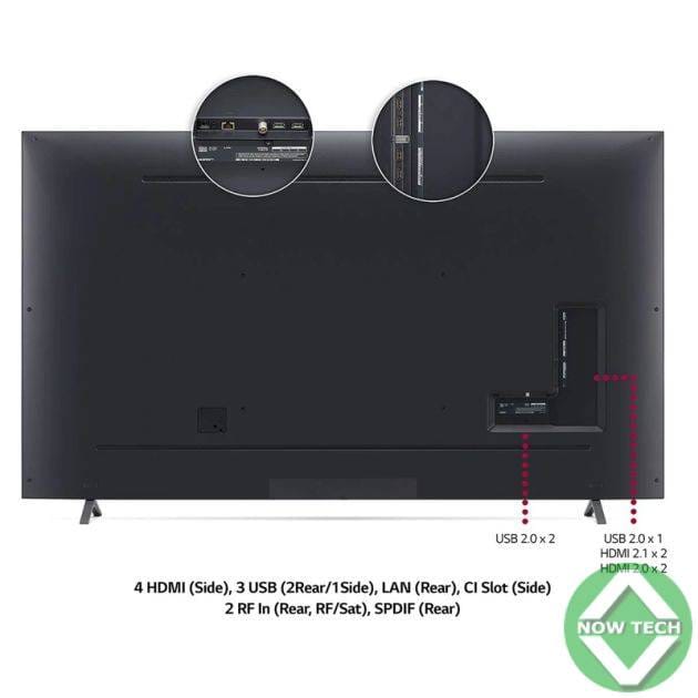 Téléviseur LG smart avec un processeur a 4 cœurs indépendants 4K Ultra HD 82 pouces Pixels Auto-émissifs 82UP8050PVB Bon prix en vente au Cameroun – Image 3