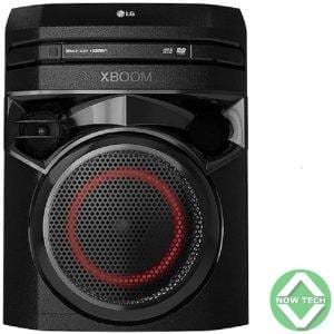 LG XBOOM ON2D, lecture karaoké, pour lecture - DVD, CD, USB, FM, Aux, Bluetooth, sortie HDMI, Bass Blast+ Eq