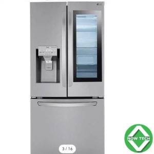 Réfrigérateur LG avec système d alarme et contrôle wifi 716L-SMOKY-DID-WDISP-GRX39FMKBL bon prix en vente au Cameroun