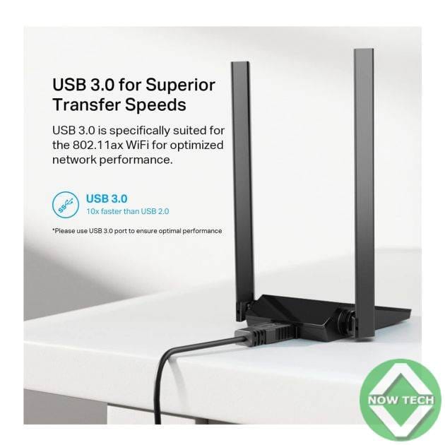 Adaptateur USB TP-Link Archer TX20U Plus WiFi 6 AX1800 – Double bande, antennes haute performance – Bon prix en vente au Cameroun – Image 2