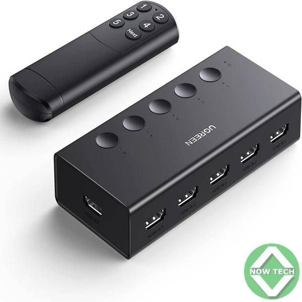 Switch HDMI 5X1.  5 entrées 1 sortie 4K 60Hz full HD  SWHD5X14K bon prix en vente au Cameroun