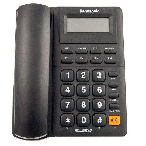 Téléphone de bureau avec écran LCD et calculatrice Panasonic KX-TSC8308CID