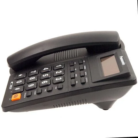 Téléphone de bureau avec écran LCD et calculatrice Panasonic KX-TSC8308CID