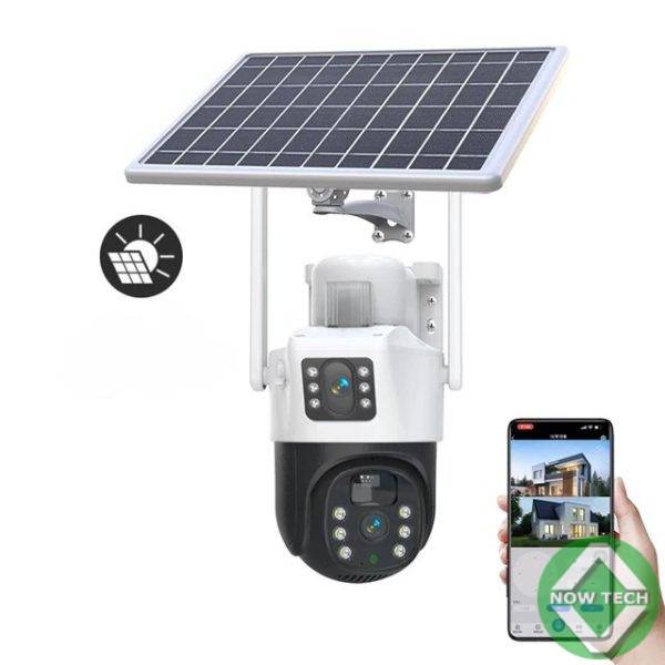 Camera solaire Smart 4G extérieur/interne avec application V380Pro bon prix en vente. – Image 5